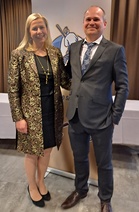 Juontaja Anne Aatola ja miehensä Tommi